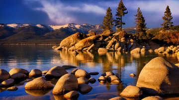 Картинка lake+tahoe sierra+nevada california природа реки озера lake tahoe sierra nevada