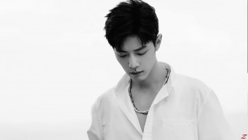 Картинка мужчины xiao+zhan актер рубашка ожерелья