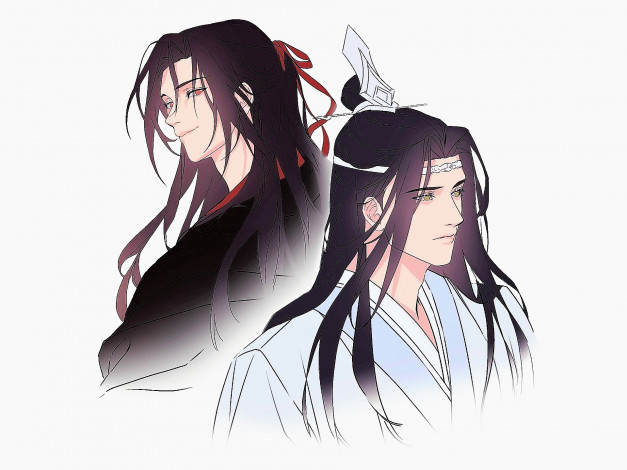 Обои картинки фото аниме, mo dao zu shi, вэй, усянь, лань, ванцзи