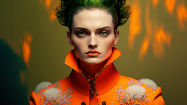 Обои картинки фото рисованное, люди, нейросетевые, девушки