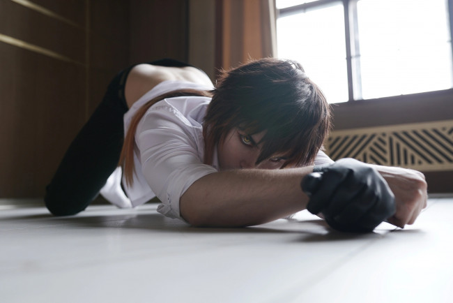 Обои картинки фото genshin impact, мужчины, - креатив,  косплей, грейсон, косплей