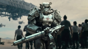 Картинка fallout+ сериал+2024 кино+фильмы сериал fallout ceриал t60 power armor фантастика боевик драма
