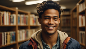 Картинка 3д+графика портрет+ portraits студент улыбка