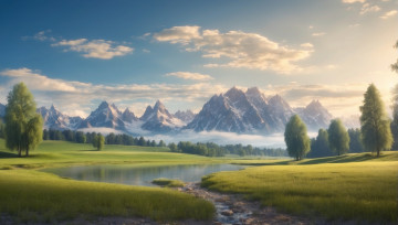 Картинка разное компьютерный+дизайн пейзаж