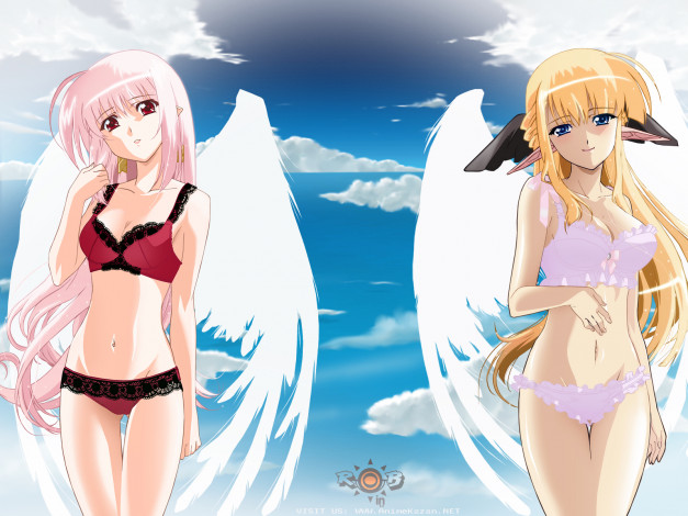 Обои картинки фото mini, tokyo, ecchi, аниме, shuffle