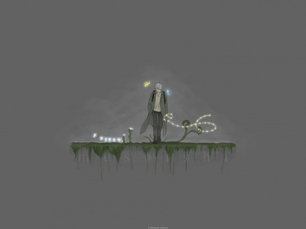 Обои картинки фото аниме, mushishi