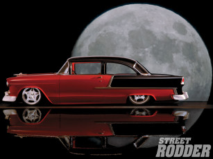 Картинка 1955 chevrolet 210 sedan автомобили