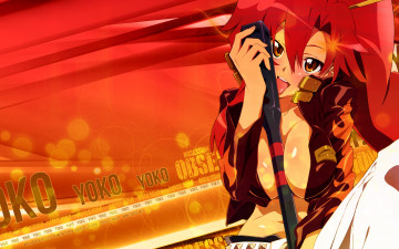 Картинка аниме tengen toppa gurren lagann yoko littner