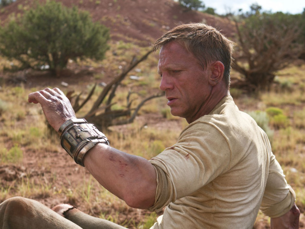 Обои картинки фото кино, фильмы, cowboys, and, aliens