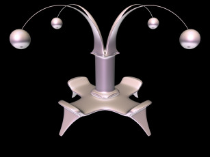 Картинка 3д графика другое шары подставка