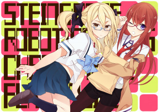 Картинка steins gate robotics notes аниме makise kurisu koujiro furau