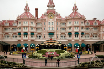 Картинка города париж франция hotel disneyland paris