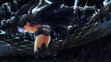 Картинка аниме black rock shooter