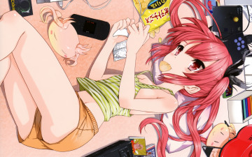 Картинка аниме haiyore nyaruko san девушка