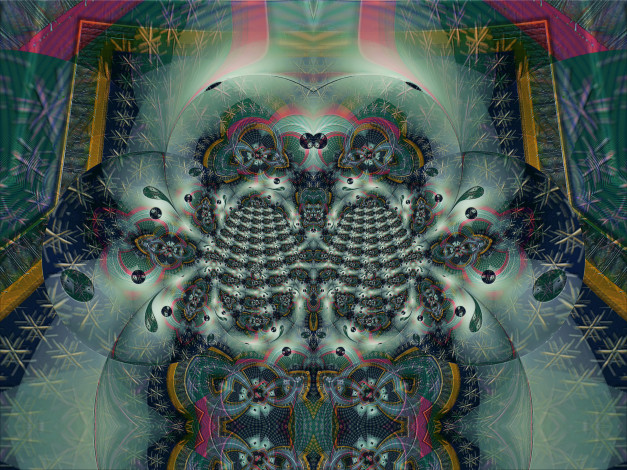 Обои картинки фото 3д, графика, fractal, фракталы, узор, цвета, фон