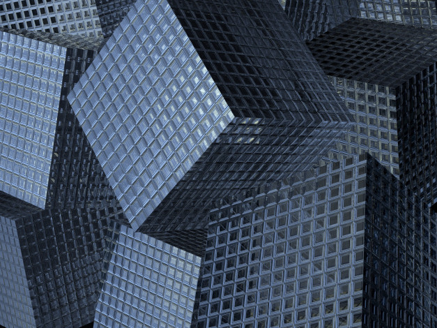 Обои картинки фото 3д, графика, modeling, моделирование, кубики