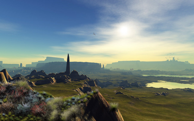 Обои картинки фото 3д, графика, nature, landscape, природа, пейзаж