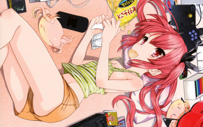 Обои картинки фото аниме, haiyore, nyaruko, san, девушка