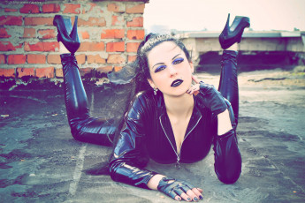 Картинка -Unsort+Креатив amely девушки unsort креатив латекс брюнетка