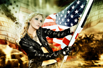 Картинка -Unsort+Креатив девушки unsort креатив куртка флаг