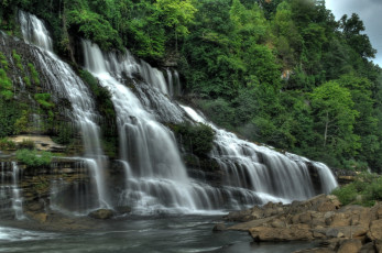 Картинка природа водопады вода поток