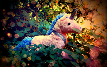 Картинка разное игрушки единорог листва