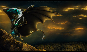 Картинка рисованные животные +сказочные +мифические дракон