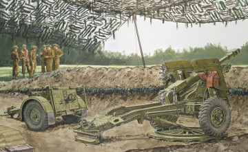 Картинка рисованные армия пушка солдаты