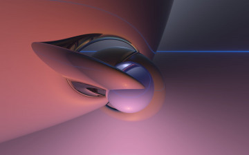 Картинка 3д+графика abstract+ абстракции линия фон голубая форма