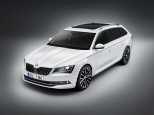 обоя автомобили, skoda, 2015г, combi, superb