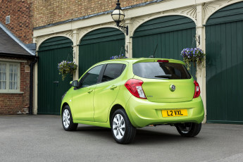 Картинка автомобили opel karl зеленый 2015г