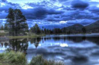 Картинка природа реки озера река горы лес