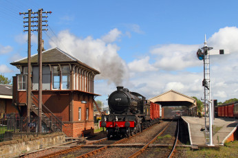 Картинка техника паровозы дорога железная паровоз рельсы