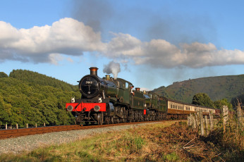 Картинка техника паровозы паровоз рельсы железная дорога