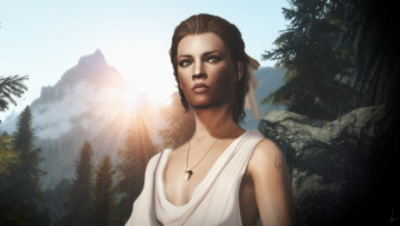 Картинка 3д+графика люди+ people фон взгляд девушка