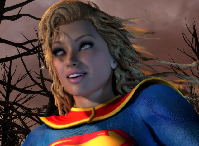 Обои картинки фото 3д графика, портрет , portraits, девушка, взгляд, фон