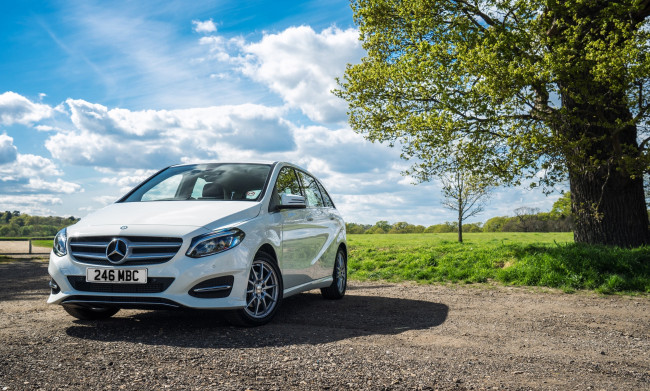 Обои картинки фото автомобили, mercedes-benz, 4matic, cdi, b, 220, sport, uk-spec, w242, 2014г