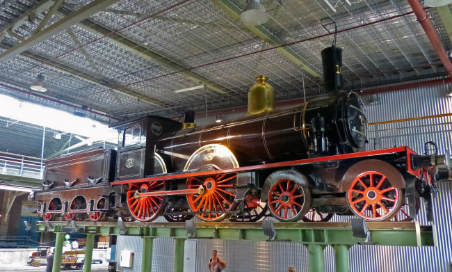 Обои картинки фото техника, паровозы, дорога, железная, рельсы, паровоз