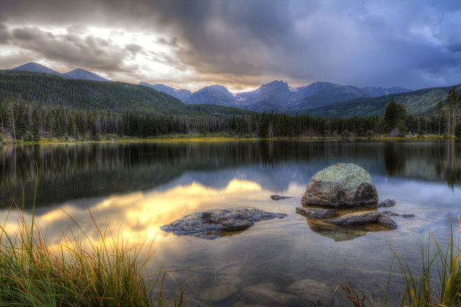 Обои картинки фото природа, реки, озера, горы, река, лес