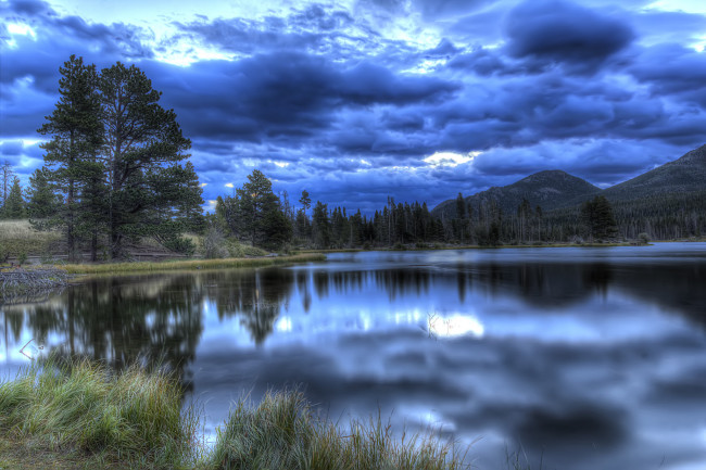 Обои картинки фото природа, реки, озера, река, горы, лес