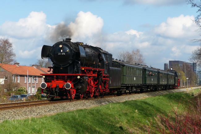 Обои картинки фото техника, паровозы, паровоз, рельсы, дорога, железная