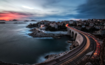 Картинка города -+панорамы город мост