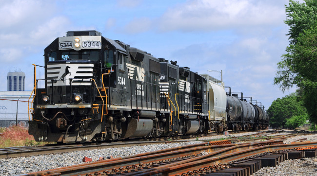 Обои картинки фото техника, поезда, состав, локомотив, рельсы