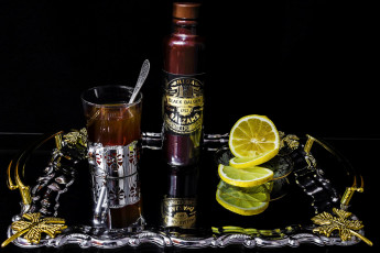 Картинка еда натюрморт сахар лимон чай