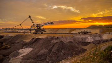 обоя техника, экскаваторы, ковш, стрела