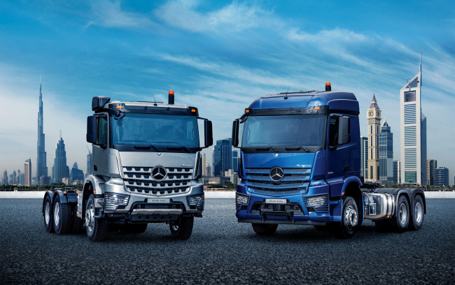 Обои картинки фото автомобили, mercedes trucks, mercedes
