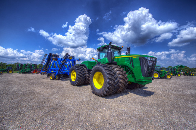 Обои картинки фото техника, тракторы, поле, трактор