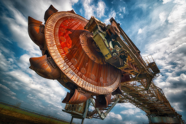 Обои картинки фото техника, экскаваторы, стрела, ковш