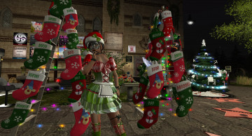 Картинка 3д+графика праздники+ holidays фон взгляд девушка