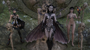 Картинка 3д+графика фантазия+ fantasy взгляд девушки фон